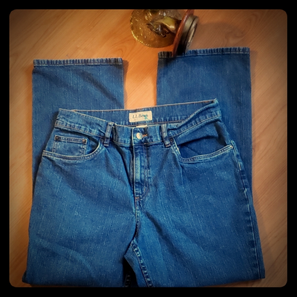 L.L. Bean Classic Fit Straight jeans Size 12p